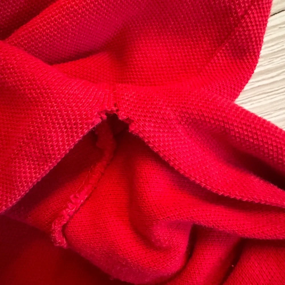 Vintage 1996 Scuderia Ferrari Red Polo Shirt F1 Racing Top Cotton Size L - Picture 9 of 10